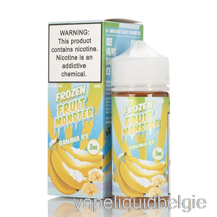 Vape België Ijsbanaan - Bevroren Fruitmonster - 100ml 6mg